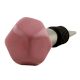 Solid Pink Octagon Ceramic Wine Stopper Online